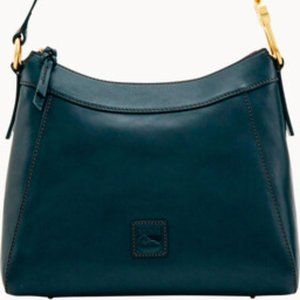 Dooney & Bourke Florentine Leather Large Cassidy Hobo TEAL